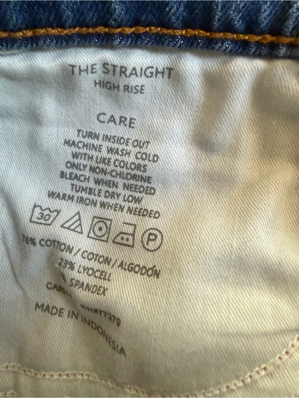Ann Taylor The Straight High Rise Medium Blue Jeans 8 - Picture 4 of 8